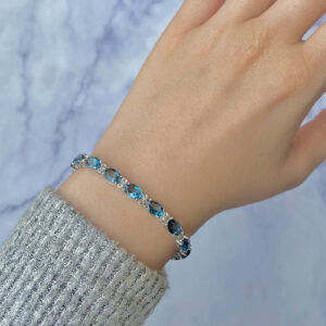 Blue topaz bracelet